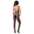 NO:XQSE - Body résille noir ouvert - M/L