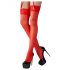 Cottelli - Bas en dentelle rouge - 3/M-L