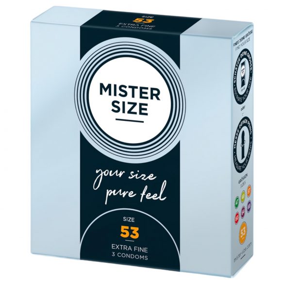 Mister Size préservatif fin - 53mm (3 unités)