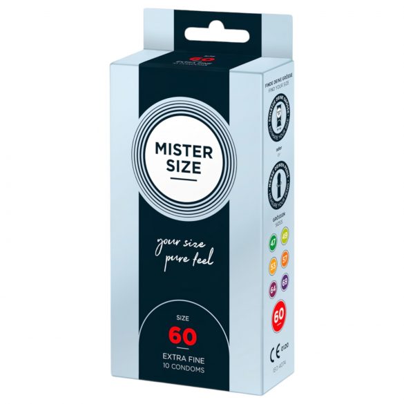 Mister Size préservatifs fins - 60mm (10 pcs)