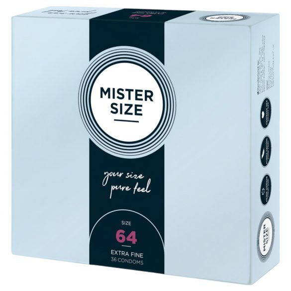 Mister Size préservatif fin - 64mm (36 pièces)