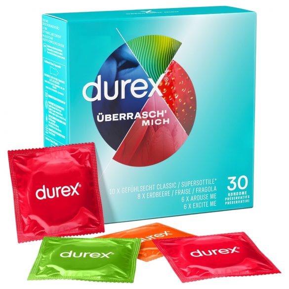 Durex - Pack de préservatifs aromatisés (30 pièces)