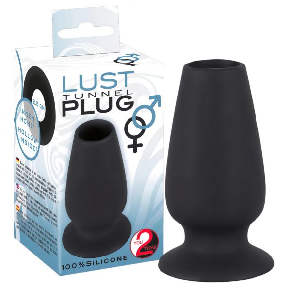 You2Toys - Lust Tunnel - dilatateur anal creux (noir)