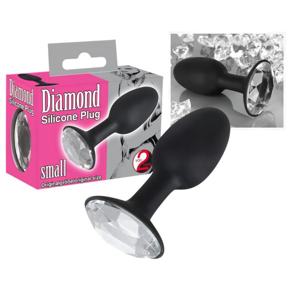 You2Toys - Diamond - Plug anal en silicone (petit)