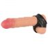 You2Toys - Gaine en latex pour pénis et testicules - noir