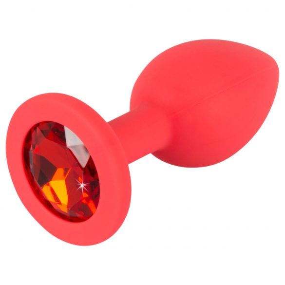 Colorful JOY - plug anal en silicone - petit (rouge)