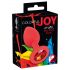 Colorful JOY - plug anal en silicone - petit (rouge)