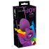 Colorful JOY - plug anal en silicone - moyen (violet)