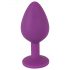 Colorful JOY - plug anal en silicone - moyen (violet)