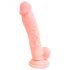 Dildo en silicone médical (18 cm) - Naturel