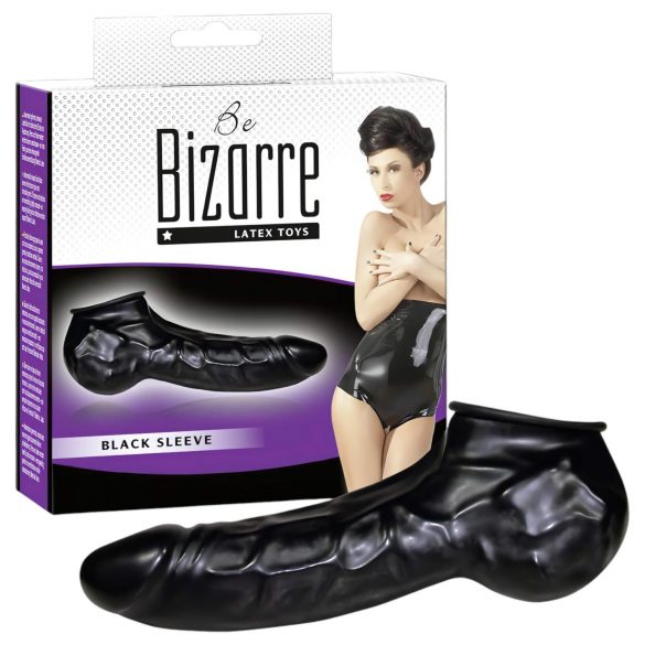 You2Toys - Gaine en latex pour pénis et testicules (noir) - Be Bizarre