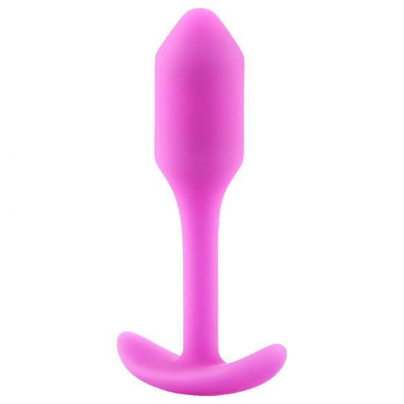 b-vibe Snug Plug 1 - plug anal à poids interne (55g) - rose