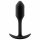 b-vibe Snug Plug 1 - plug anal avec poids interne (55g) - noir