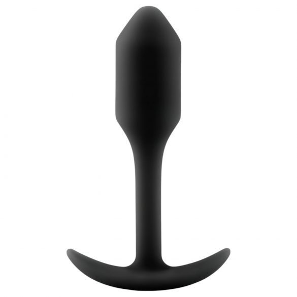 b-vibe Snug Plug 1 - plug anal avec poids interne (55g) - noir