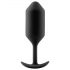 b-vibe Snug Plug 3 - Bouchon anal double boule (180g) - Noir