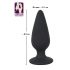 Black Velvet Heavy - Plug anal de 75 g (noir)