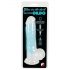 You2Toys Brillant dans le Noir - Dildo bleu avec ventouse et testicules