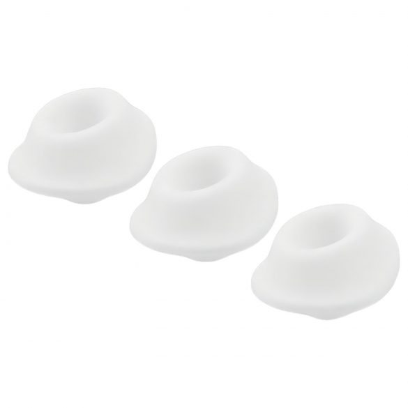 Ensemble Womanizer Premium S - cloches de rechange blanches (3 pièces)