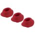 Womanizer Premium S - ensemble de cloches d'aspiration de rechange - rouge (3 pcs)