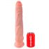 Dildo King Cock 35 cm avec testicules - naturel