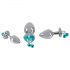 You2Toys - Coffret Plug Anal - ensemble de plugs anaux avec laisse (argenté)