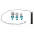 You2Toys - Coffret Plug Anal - ensemble de plugs anaux avec laisse (argenté)