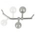 You2Toys Bondage Plugs - Boules d'expansion en métal (149g) - argent