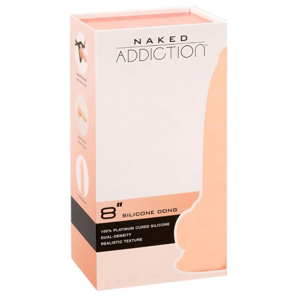 Naked Addiction 8 - godemichet réaliste avec ventouse (20 cm)