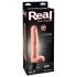 Real Feel Deluxe No.7 - vibromasseur réaliste avec testicules (chair)