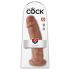 King Cock 10 - grand gode à ventouse (25 cm) - couleur chair foncée