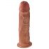 King Cock 10 - grand gode à ventouse (25 cm) - couleur chair foncée