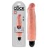 King Cock 7 Stiffy - vibromasseur réaliste et étanche (18 cm) - naturel