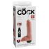 King Cock 8 - Gode réaliste éjaculateur (20cm) - Naturel