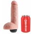 King Cock 8 - Gode réaliste éjaculateur (20cm) - Naturel