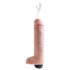 King Cock 10 - godemichet réaliste ejaculateur (25 cm) - naturel