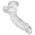 King Cock Clair 7,5 - Dildo avec ventouse et testicules (19 cm)