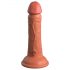 King Cock Elite 6 - gode réaliste à ventouse (15 cm) - foncé