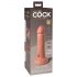 King Cock Elite 6 - vibromasseur réaliste avec ventouse (15 cm) - naturel