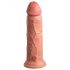 King Cock Elite 8 - Vibrateur réaliste ventouse (20 cm) - Naturel