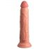 King Cock Elite 9 - vibromasseur à ventouse 23 cm - naturel