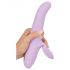 SMILE Thrusting - Vibrateur rechargeable rotatif et poussoir avec stimulateur clitoridien (violet)