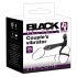 Black Velvet - vibromasseur duo et anneau pénien rechargeable 2 en 1 (noir)