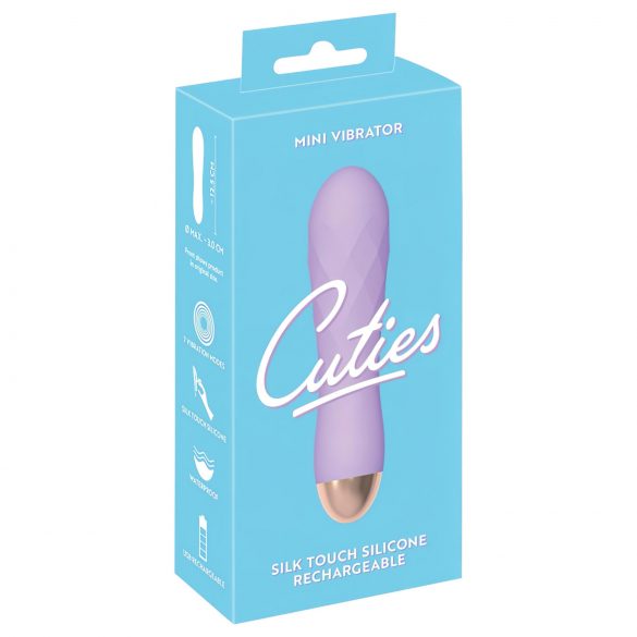 Cuties Mini - Vibromasseur à grille sans fil, étanche (violet)