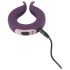 Choix des Couples - anneau vibrant rechargeable à deux moteurs (violet)