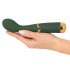 Emerald Love - Vibromasseur point G rechargeable et étanche (vert)