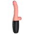 King Cock Plus 16,5 cm - Vibrateur poussoir avec testicules - Naturel