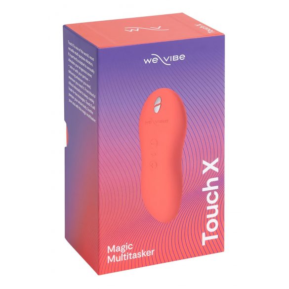 We-Vibe Touch X - stimulateur clitoridien rechargeable et étanche (corail)