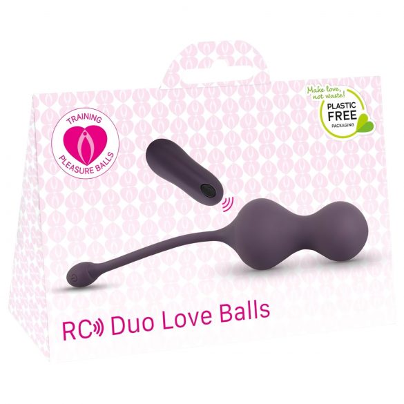 You2Toys RC Duo - duo d'œufs vibrants (violet)