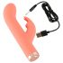 You2Toys Peachy! Mini Rabbit - Vibromasseur rechargeable (pêche)