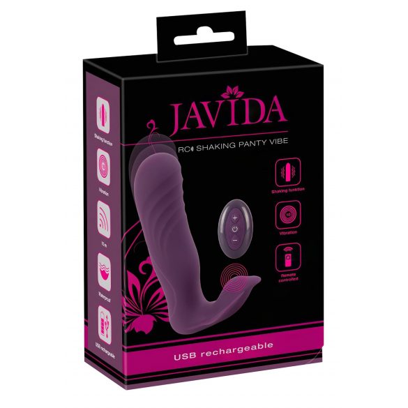 Javida RC - vibrateur clitoridien télécommandé 2 fonctions (violet)